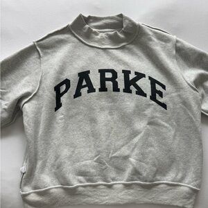 PARKE x Set Active Gray & White Reversible Sweatshirt